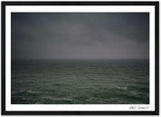 Seascape 1: Framed High-Quality Photography Art Print.