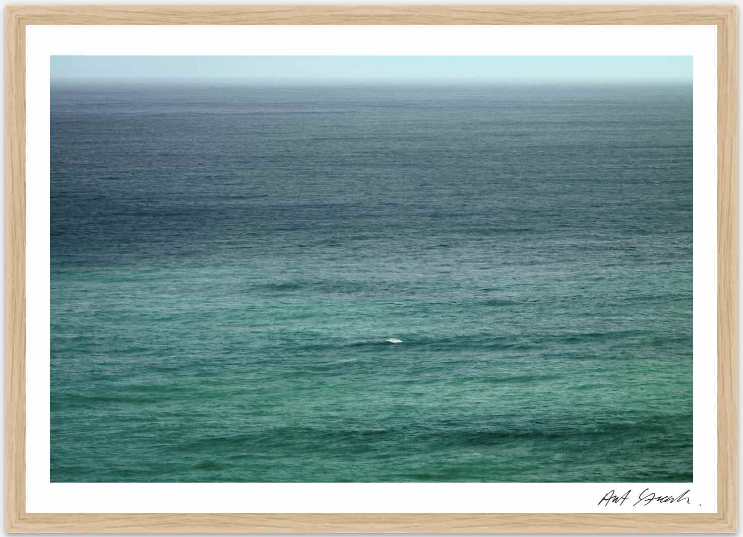 Seascape 3:  Framed High-Quality Photography Art Print.