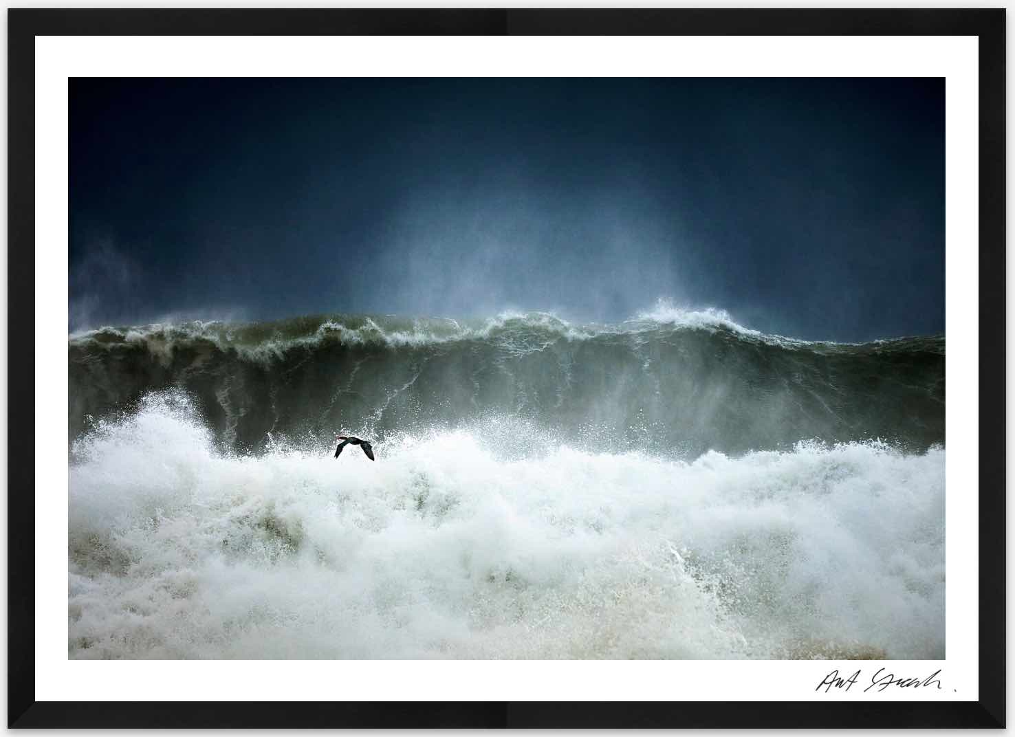 Seascape 4:  Framed High-Quality Photography Art Print.