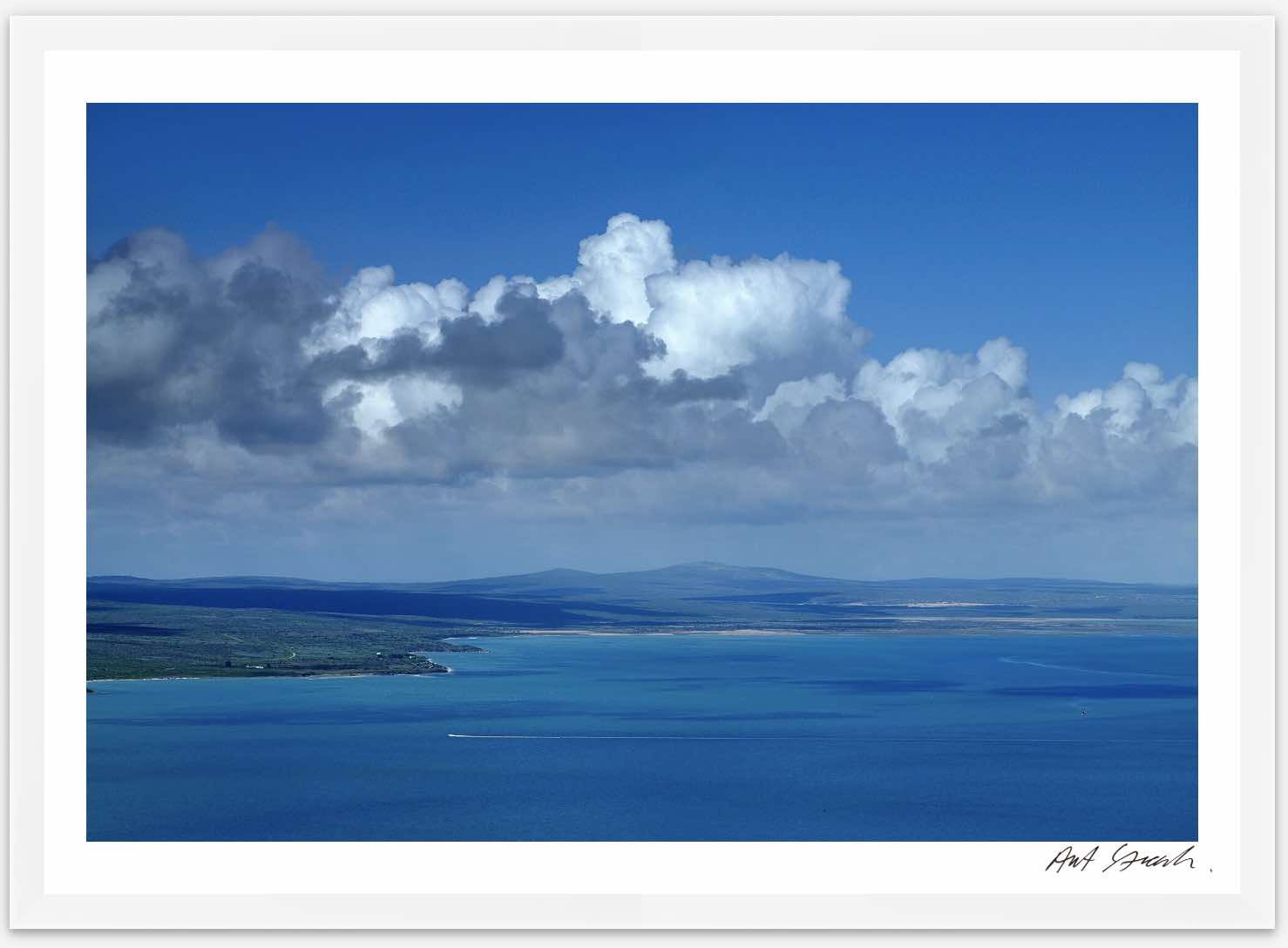 Seascape 5: Framed High-Quality Photography Art Print.