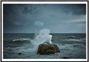 Seascape 7: Framed High-Quality Photography Art Print.