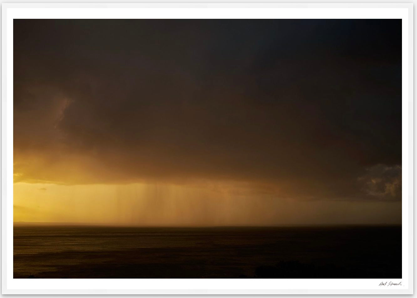 Seascape 8:  Framed High-Quality Photography Art Print.