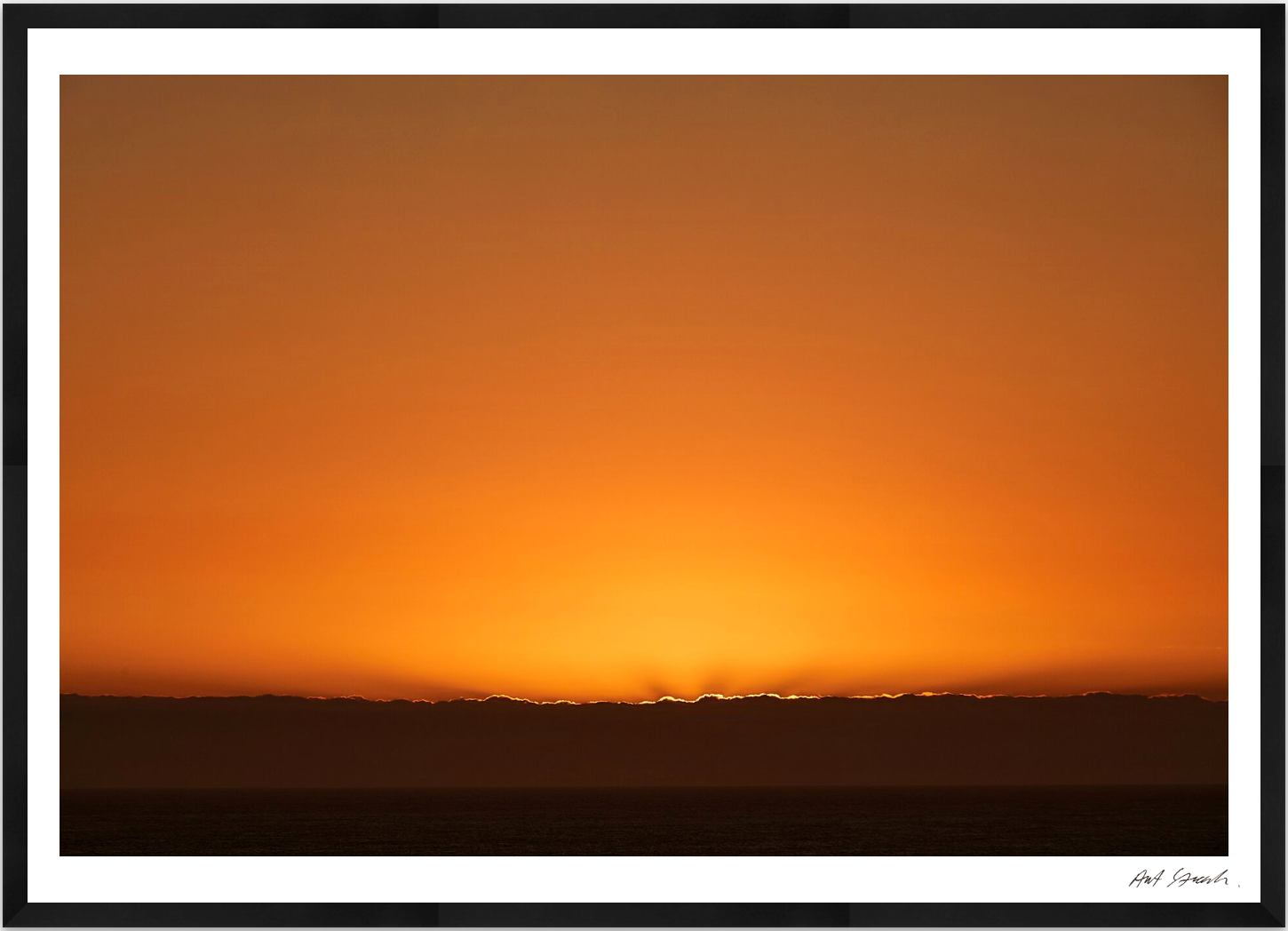 Seascape 10:  Framed High-Quality Photography Art Print.