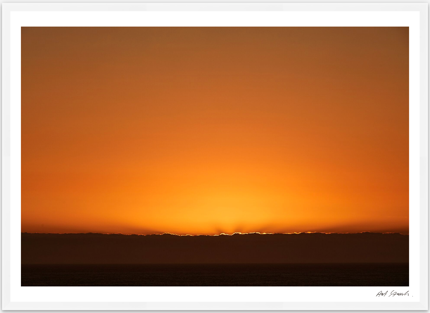 Seascape 10:  Framed High-Quality Photography Art Print.