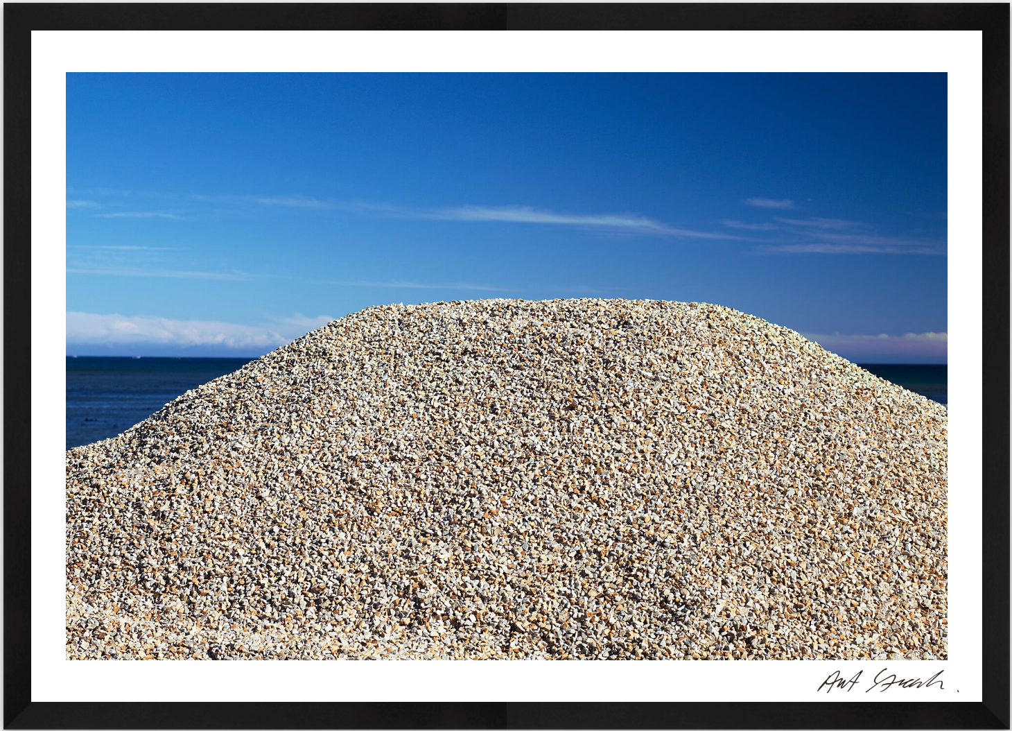 Seascape 12: Framed High-Quality Photography Art Print.