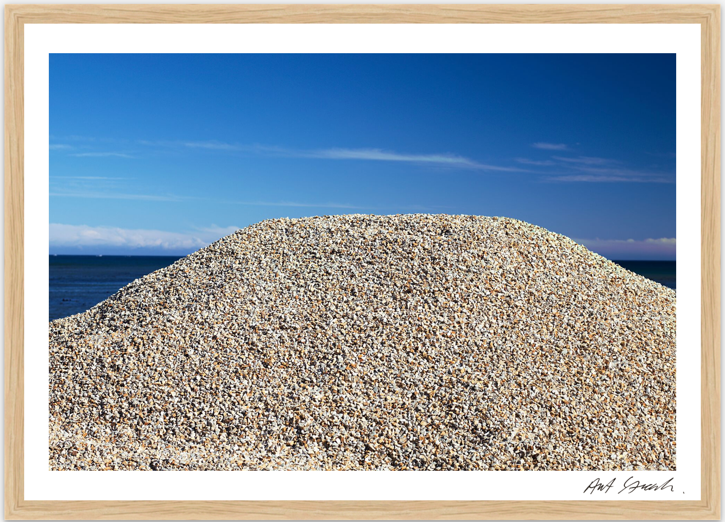 Seascape 12: Framed High-Quality Photography Art Print.