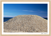Seascape 12: Framed High-Quality Photography Art Print.