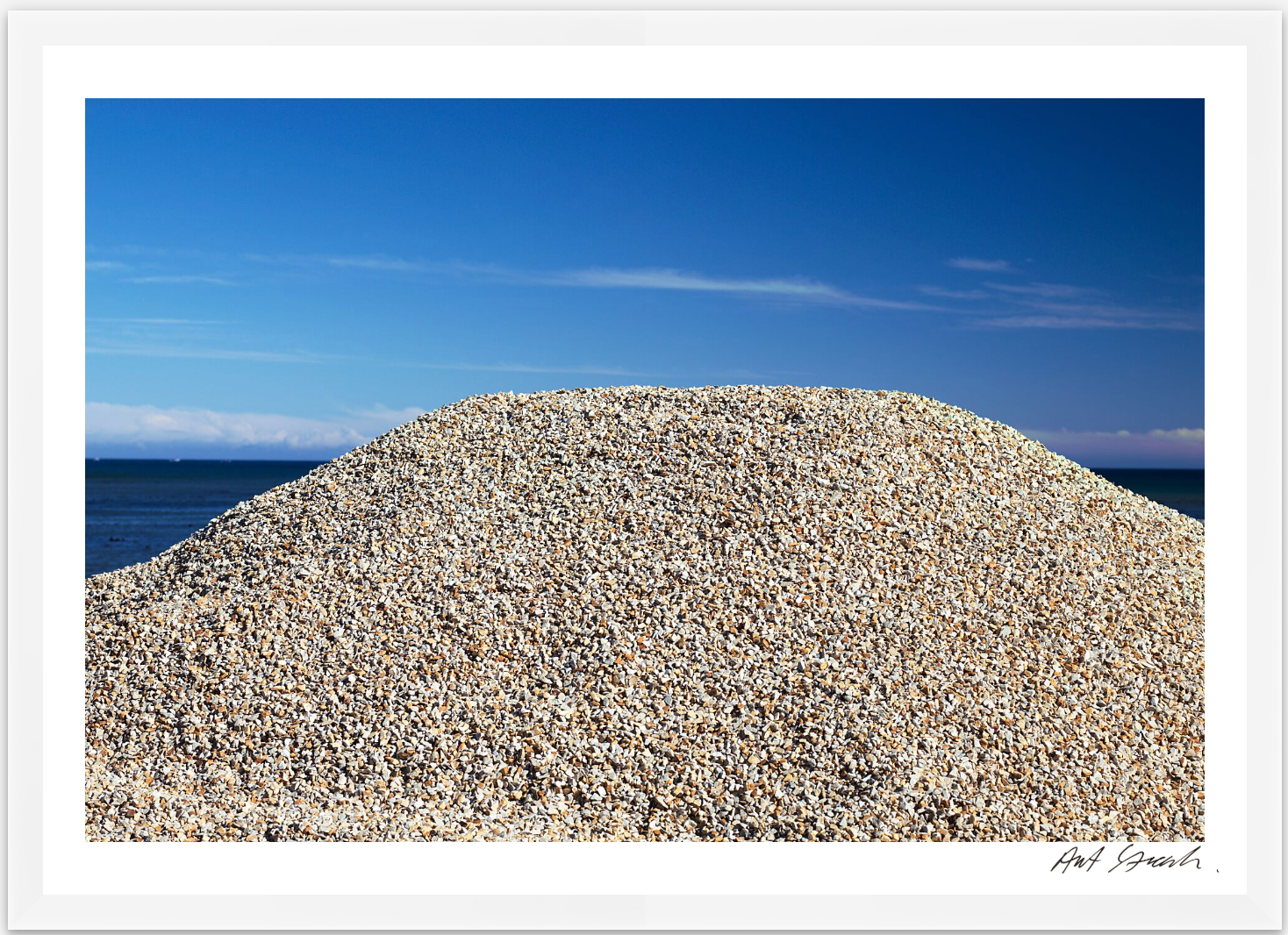 Seascape 12: Framed High-Quality Photography Art Print.