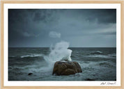 Meereslandschaft 7: Gerahmter hochwertiger Fotografie-Kunstdruck.