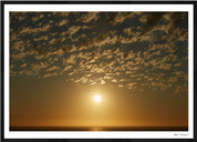 Seascape 9: Framed High-Quality Photography Art Print.