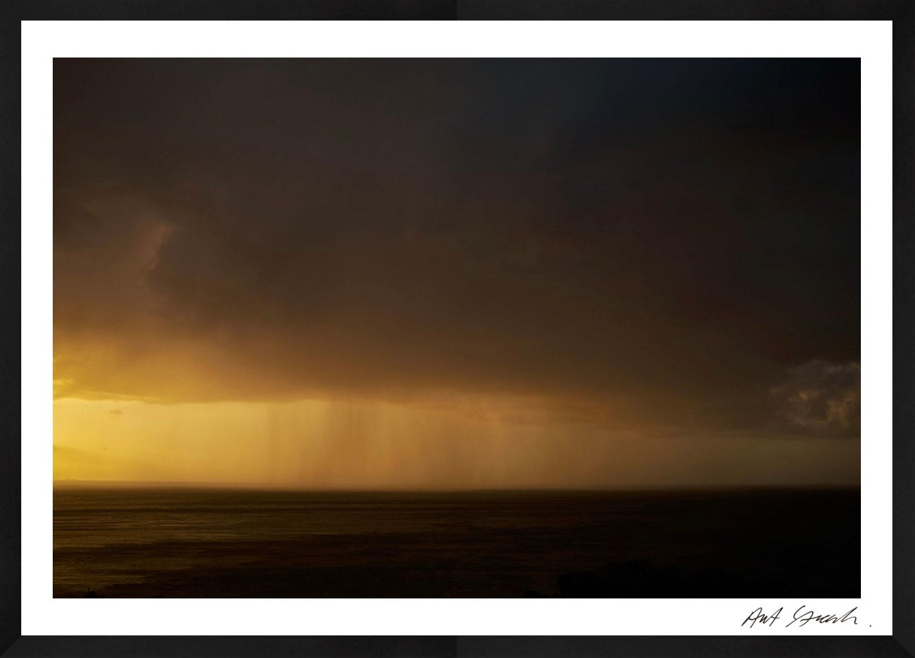 Seascape 8:  Framed High-Quality Photography Art Print.